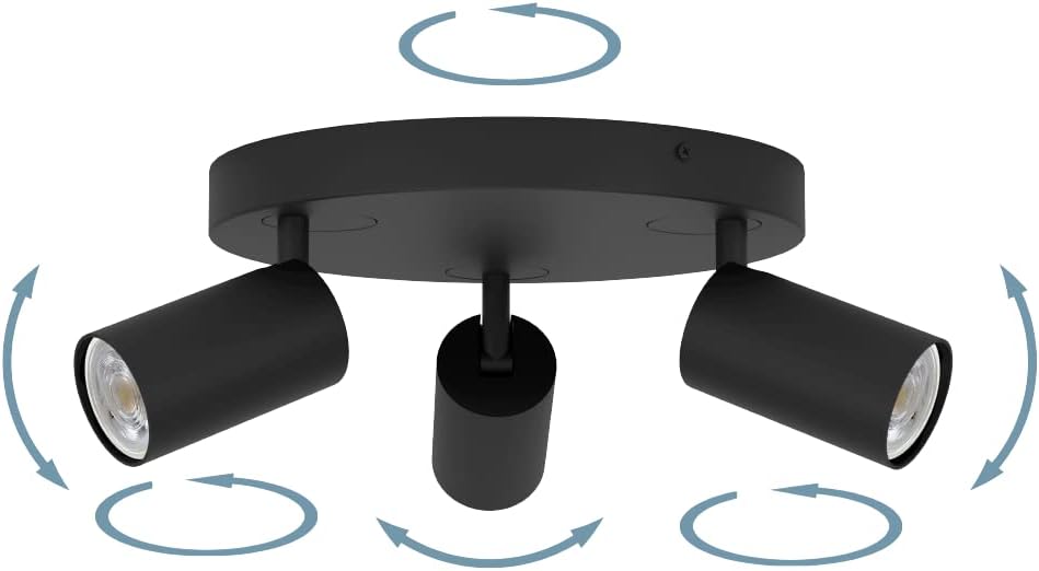 Eglo - Telimbela-Z Spot Roundel Black - Rgb + Tw - Zigbee, Bluetooth