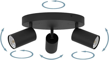 Eglo - Telimbela-Z Spot Roundel Black - Rgb + Tw - Zigbee, Bluetooth