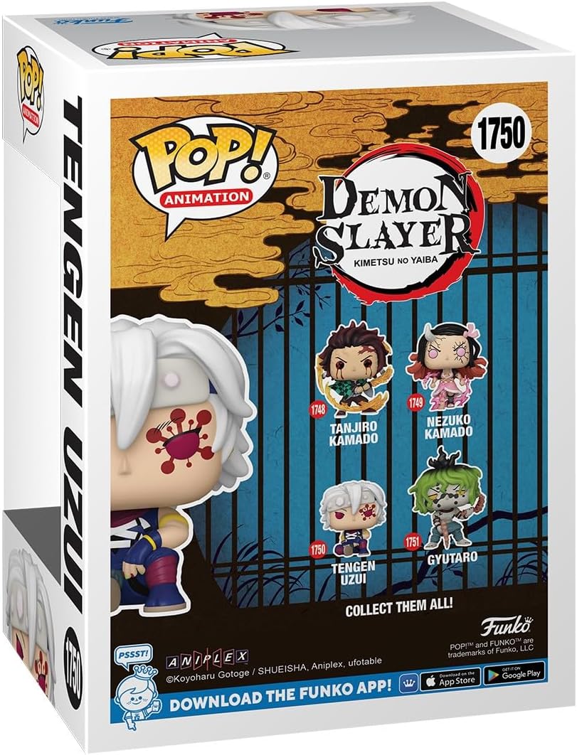 Funko Pop! Animation: DS - Tengen Uzui - (Flash Back) - Demon Slayer - Vinyl-Sammelfigur - Geschenkidee - Offizielle Handelswaren - Spielzeug Für Kinder und Erwachsene - Anime Fans
