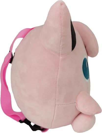 CyP Brands Pokémon Kinder-Rucksack, Jigglypuff-Design, mit verstellbaren und abnehmbaren Bändern, Rosa, offizielles Produkt, Rosa, Estandar, Casual