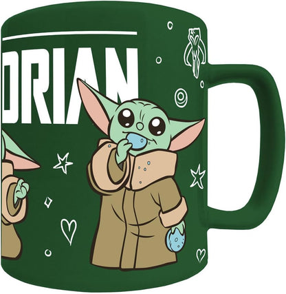 Pyramid International THE MANDALORIAN (GROGU) FUZZY MUG - Cute Grogu Design, Excellent for Coffee or Tea, Comfortable Grip, Great Gift for Mandalorian Fans, Durable and Microwave Safe