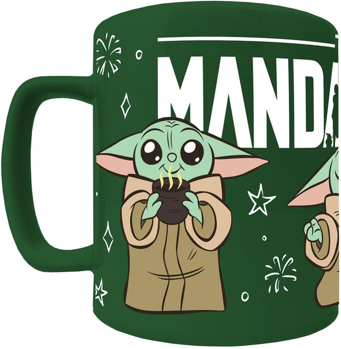 Pyramid International THE MANDALORIAN (GROGU) FUZZY MUG - Cute Grogu Design, Excellent for Coffee or Tea, Comfortable Grip, Great Gift for Mandalorian Fans, Durable and Microwave Safe