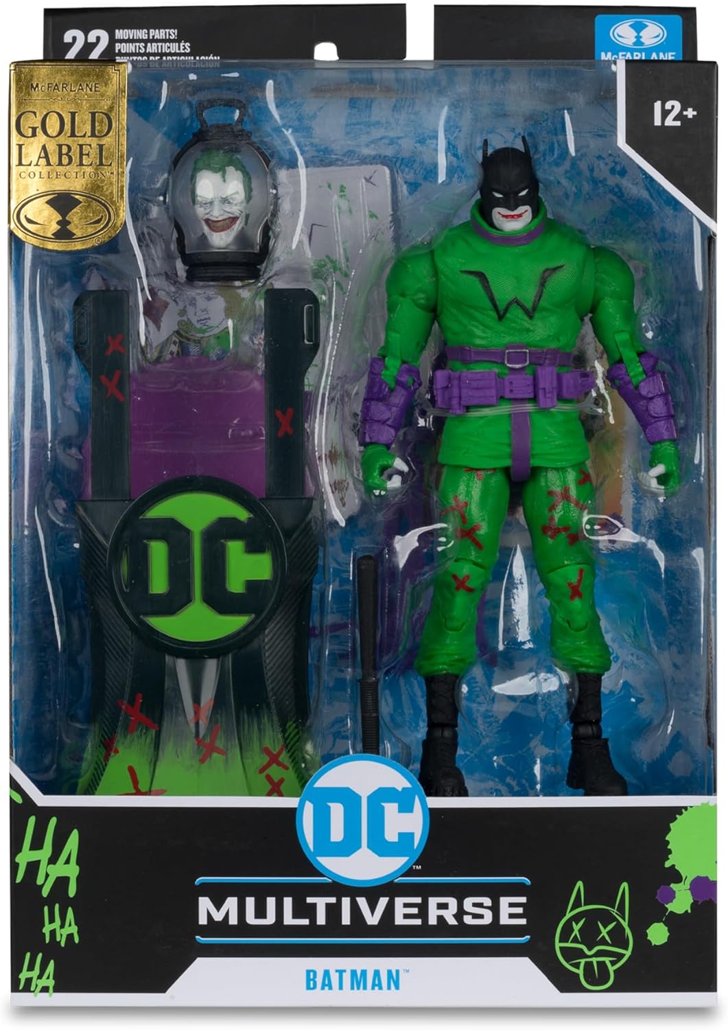 McFarlane DC Multiverse 17,8 cm – Batman (Last Knight On Earth) (JOKERIZED) (Gold Label