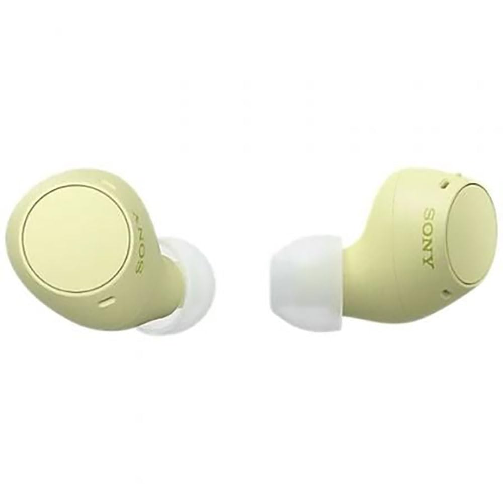 Sony WF-C510 Truly Wireless Earbuds – Small, Light, Bluetooth In Ear Headphones with Multipoint Connection, Ambient Sound, IPX4 Rating, Spotify Tap, Quick Charge, 22 HR Battery, iOS & Android - Yellow