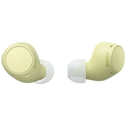 Sony WF-C510 Truly Wireless Earbuds – Small, Light, Bluetooth In Ear Headphones with Multipoint Connection, Ambient Sound, IPX4 Rating, Spotify Tap, Quick Charge, 22 HR Battery, iOS & Android - Yellow