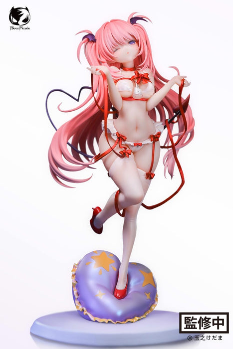 ベアパンダ(Bear Panda) Bearpanda Succubus Rurum Illustration by Tamanokedama, Total Height: Approx. 9.8 inches (250 mm), PVC, ABS, 1/6 Scale Painted Finished Figure