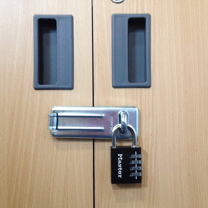 Masterlock Aluminium Combination Padlock 40mm Black - 40503