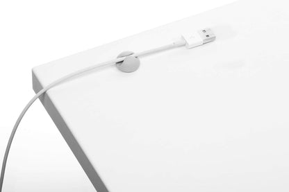Durable CAVOLINE Cable Management Cable Clips | Pack of 7 Assorted Grey Self-Adhesive Clips | Ideal for Quick and Easy Wire Management | Extreme for Holding USB Charging Cables, etc.