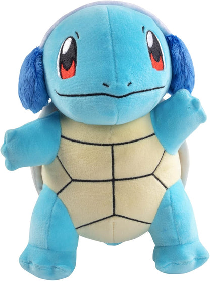 Pokémon Squirtle Seasonal 8-Inch Plush with Ear Muffs