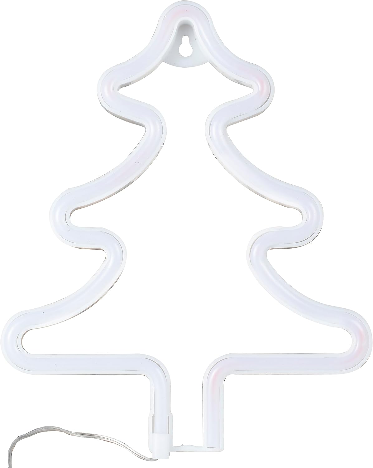 Ginger Ray Christmas Green Tree Neon Light Fireplace Tabletop Decoration