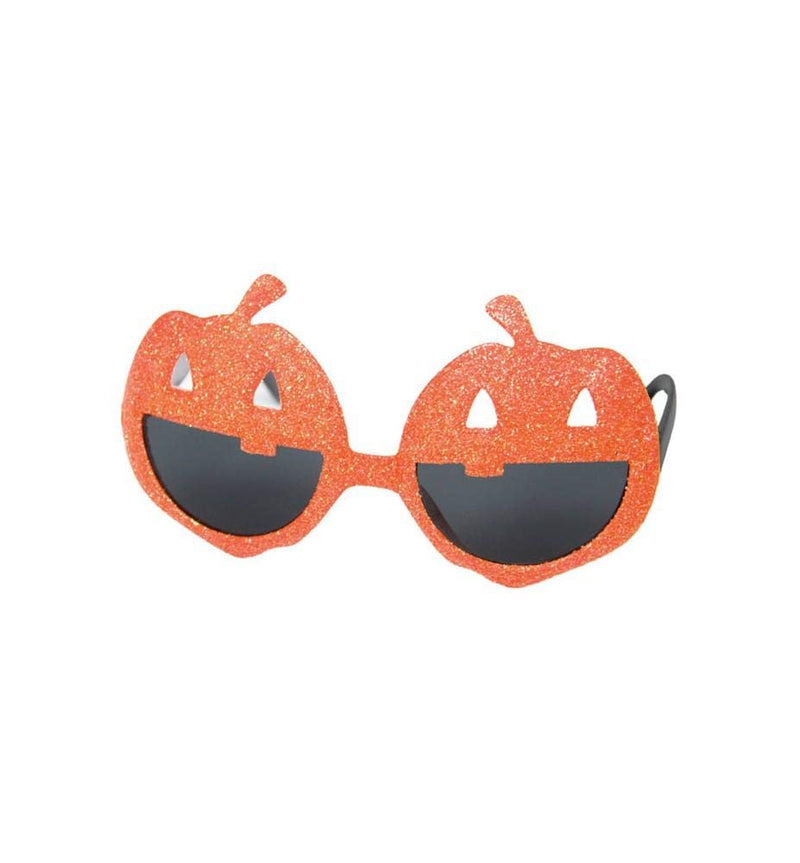 Folat: Glasses Pumpkin Orang Glitter