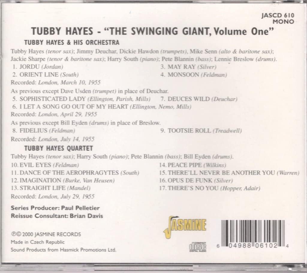 The Swinging Giant: VOLUME 1