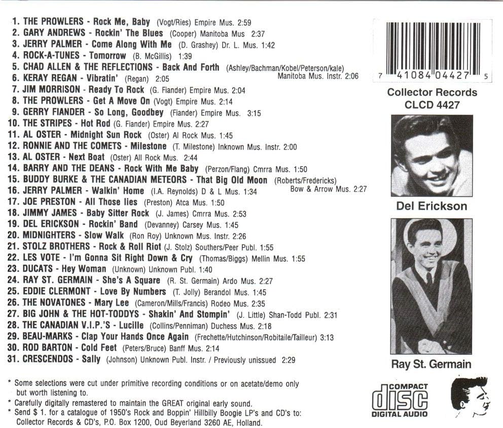 Early Canadian Rockers, Vol. 2