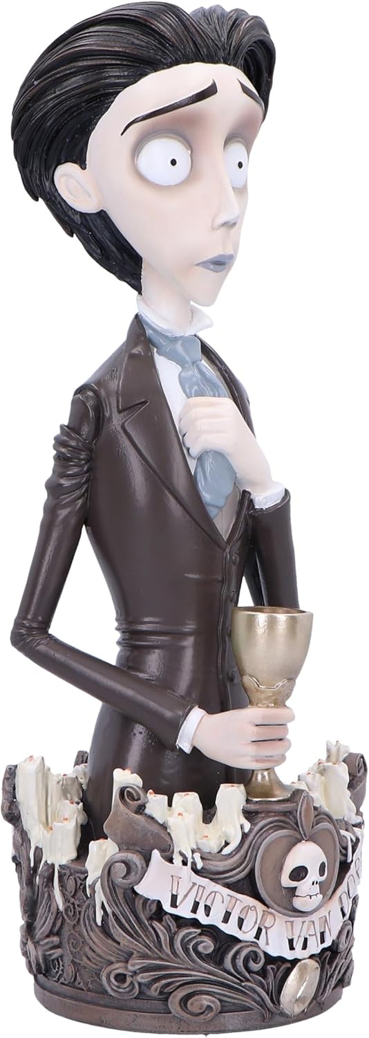 Nemesis Now Corpse Bride Victor Bust 31cm, Resin, Officially Licensed Corpse Bride Merchandise, Victor Bust Ornament, Detailed Sculpt, Cast in the Finest Resin, Expertly Hand-Painted
