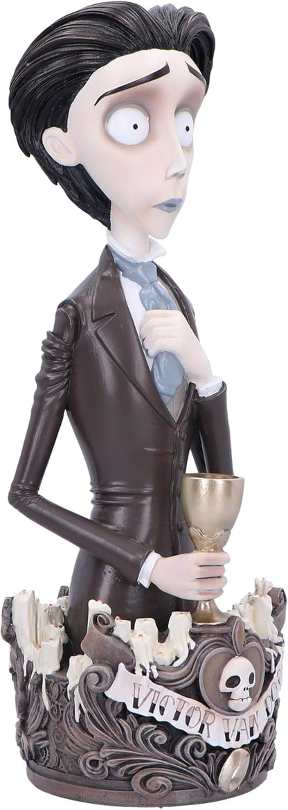 Nemesis Now Corpse Bride Victor Bust 31cm, Resin, Officially Licensed Corpse Bride Merchandise, Victor Bust Ornament, Detailed Sculpt, Cast in the Finest Resin, Expertly Hand-Painted