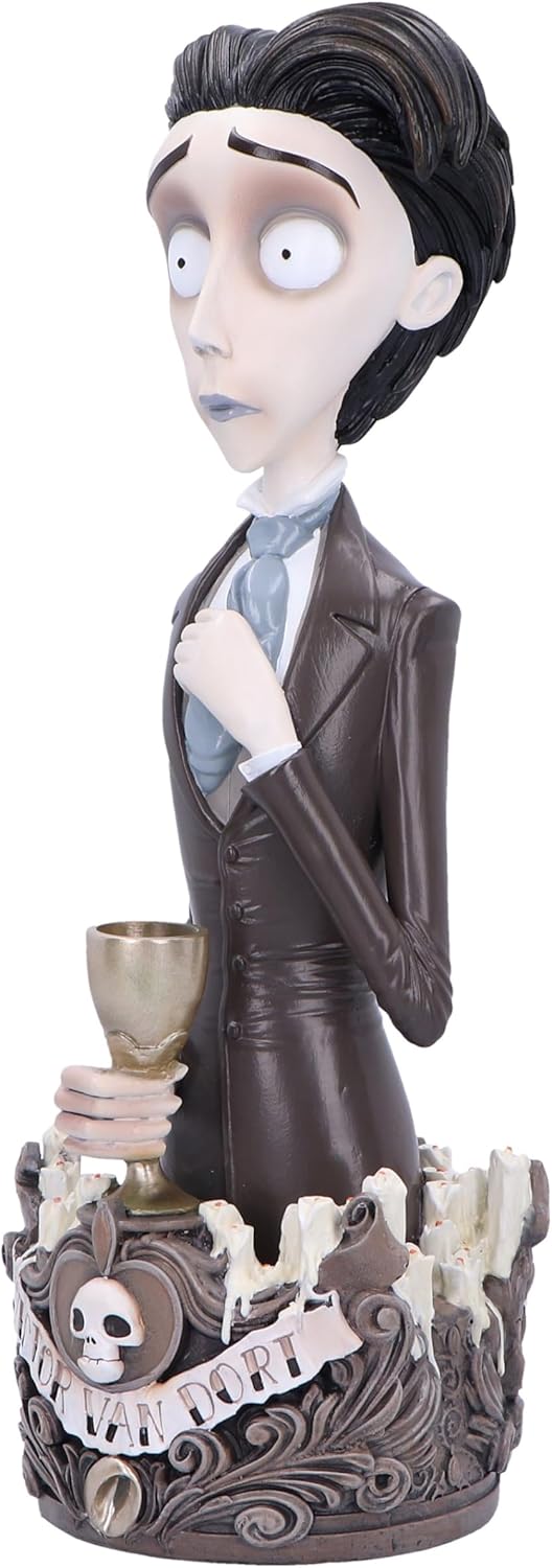 Nemesis Now Corpse Bride Victor Bust 31cm, Resin, Officially Licensed Corpse Bride Merchandise, Victor Bust Ornament, Detailed Sculpt, Cast in the Finest Resin, Expertly Hand-Painted