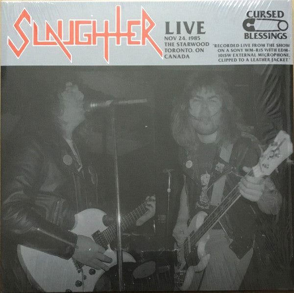 Live - The Starwood, Toronto - Nov 24, 1985