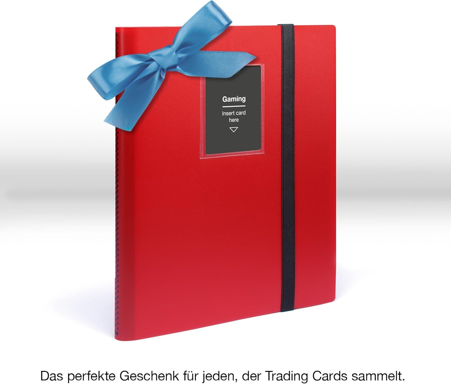 Leuchtturm 369505 TCG Album Slim - mit 20 Hüllen für 360 Sammelkarten wie Pokémon oder Digimon - Softcover rot-schwarz