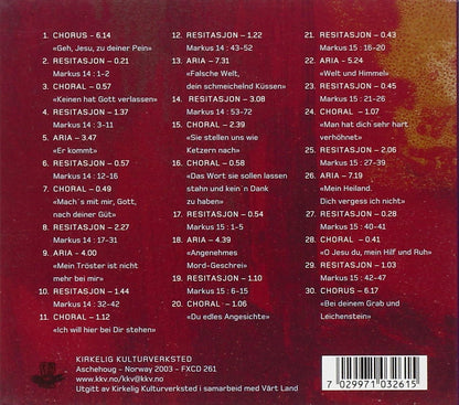 Bach: Markus - Pasjonen