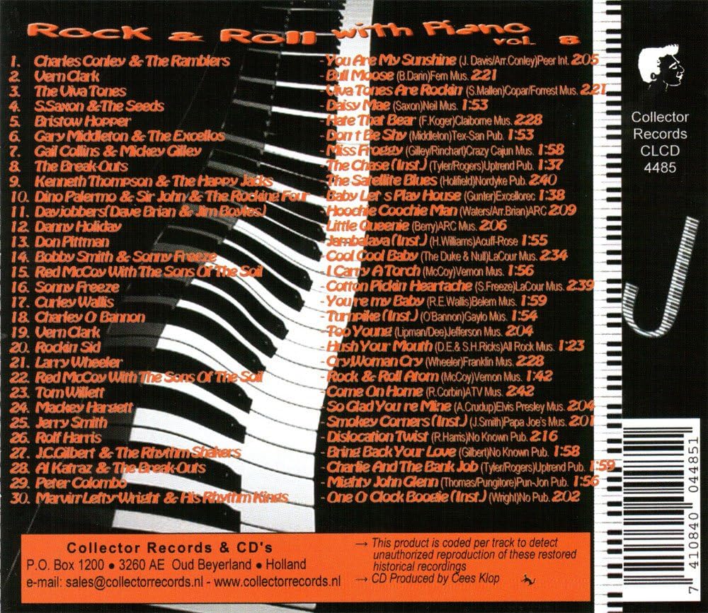 Rock & Roll With Piano, Vol. 8