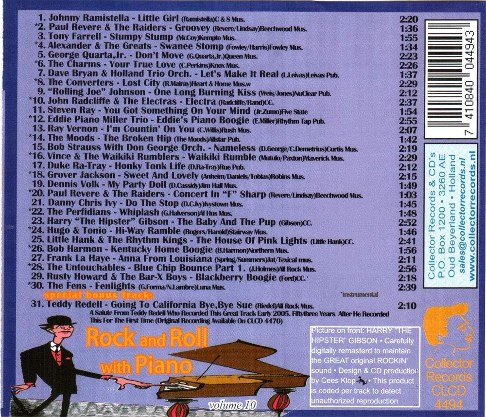Rock & Roll With Piano, Vol. 10