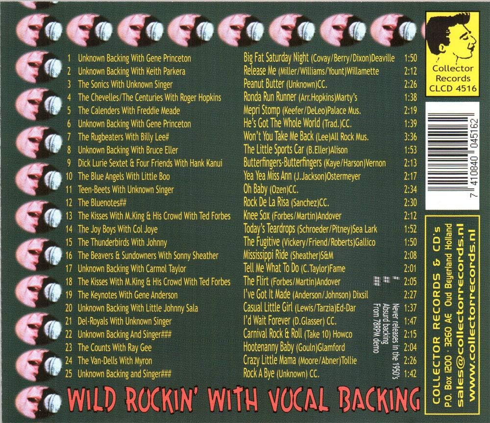 Wild Rockin' With Vocal Backing