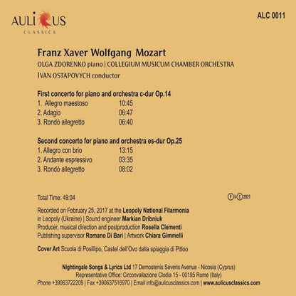 First Concert For Piano And Orchestra C-Dur Op. 14.....