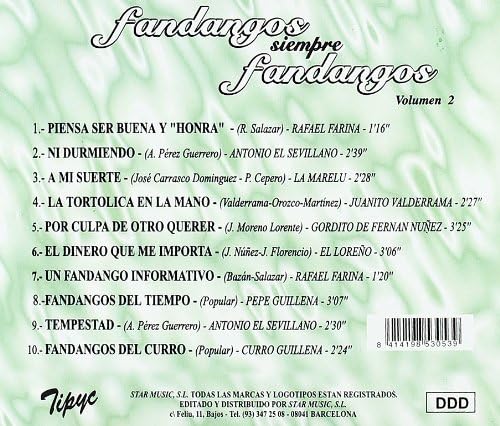 Fandangos Siempre Fandangos Vol.2
