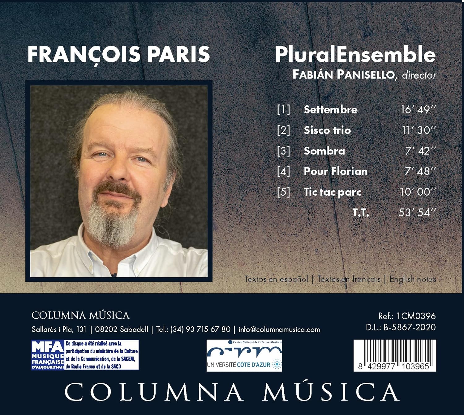 Francois Paris (Plural Ensemble - Fabian Panisello)