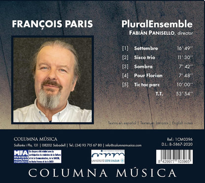 Francois Paris (Plural Ensemble - Fabian Panisello)
