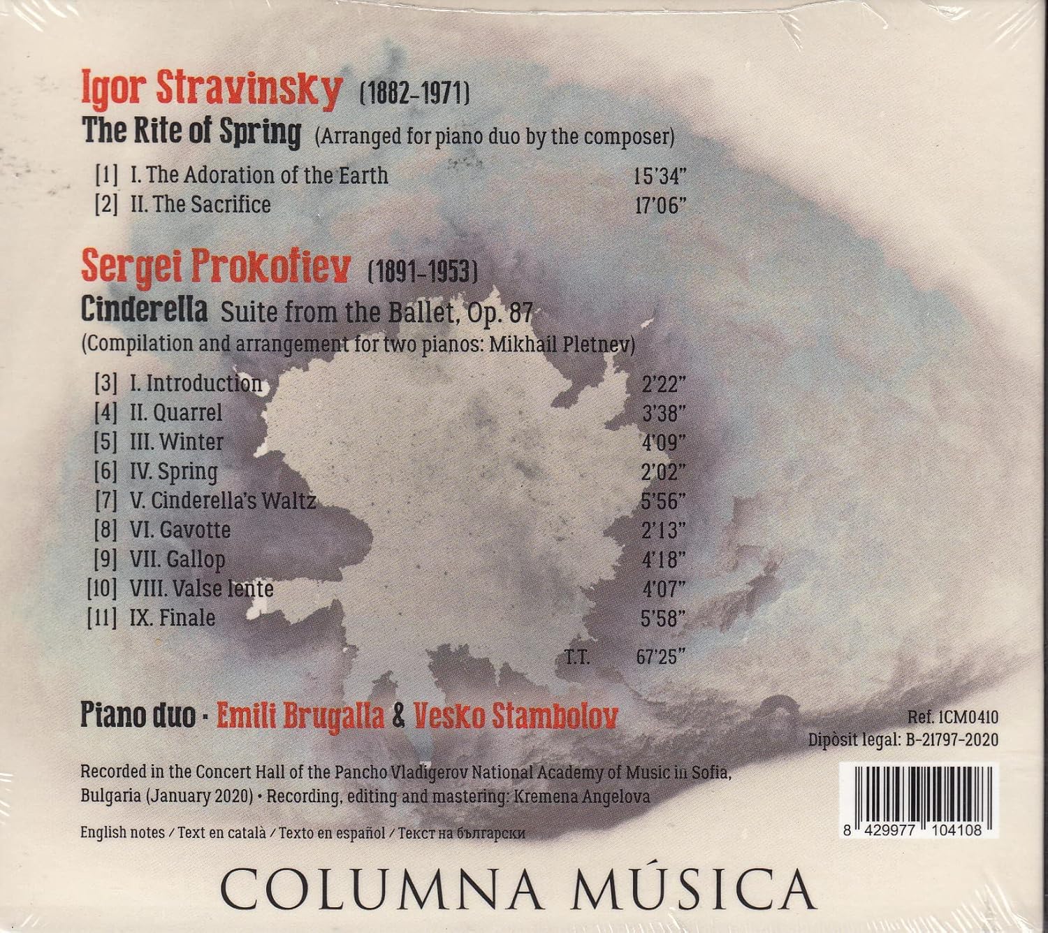 Stravinsky: The Rite Of Spring / Prokofiev: Cinderella