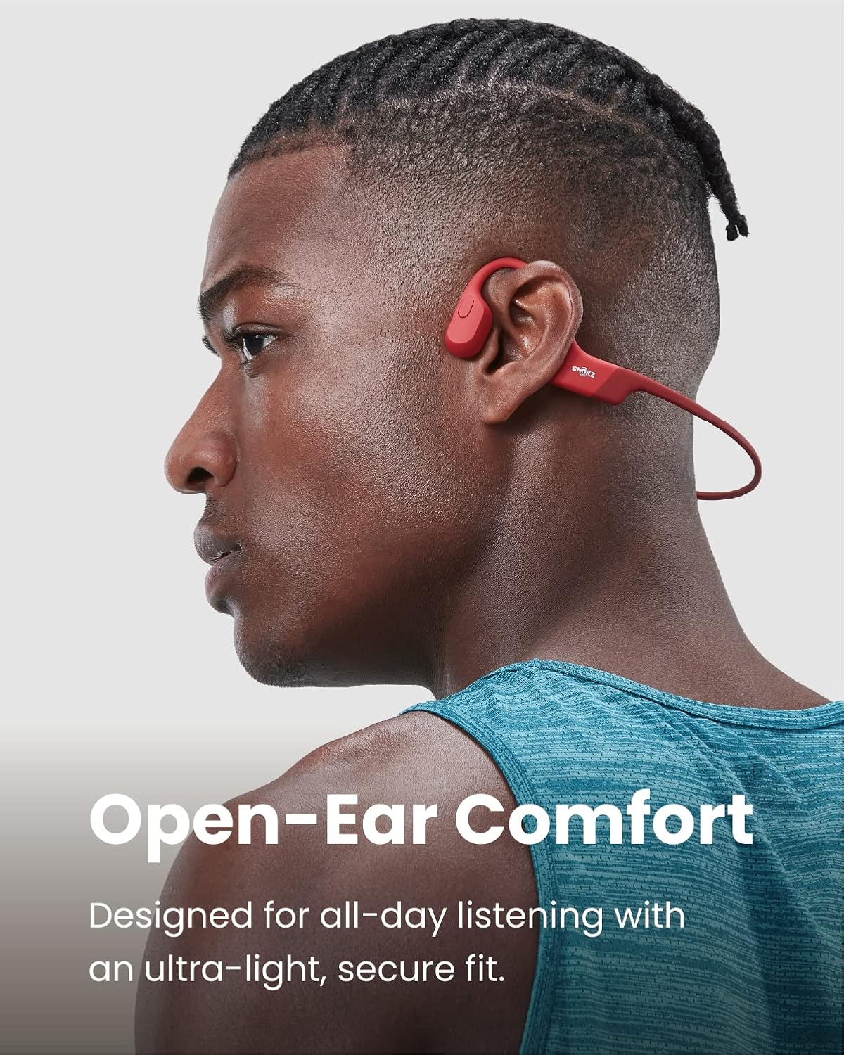 Lacie CASQUE BT CONDUCTION OSSEUSE OPEN RUN ROUGE