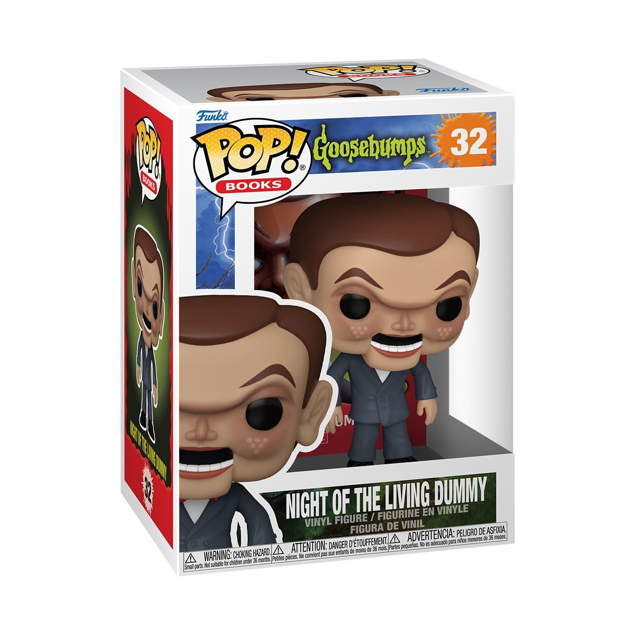 Funko Pop! Books: Gbs – Night Of the LD - Mr. Slappy - Goosebumps - Collectable Vinyl Figure - Gift Idea - Official Merchandise - Toys for Kids & Adults - Movies Fans - Model Figure for Collectors