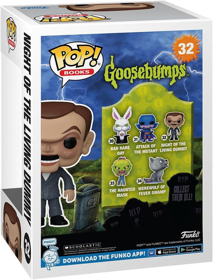 Funko Pop! Books: Gbs – Night Of the LD - Mr. Slappy - Goosebumps - Collectable Vinyl Figure - Gift Idea - Official Merchandise - Toys for Kids & Adults - Movies Fans - Model Figure for Collectors