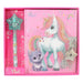 Depesche 12709 Ylvi Pink Unicorn Diary with Star Closure, Beautifully Illustrated Page Book and Secret Pencil, Multicoloured, One Size
