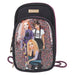 Depesche TOPModel Rebel Kitty 13022 Mobile Phone Case, Shoulder Strap, Black and Purple, Glitter Cat Design, Smartphone Pocket with Zip, Multicoloured