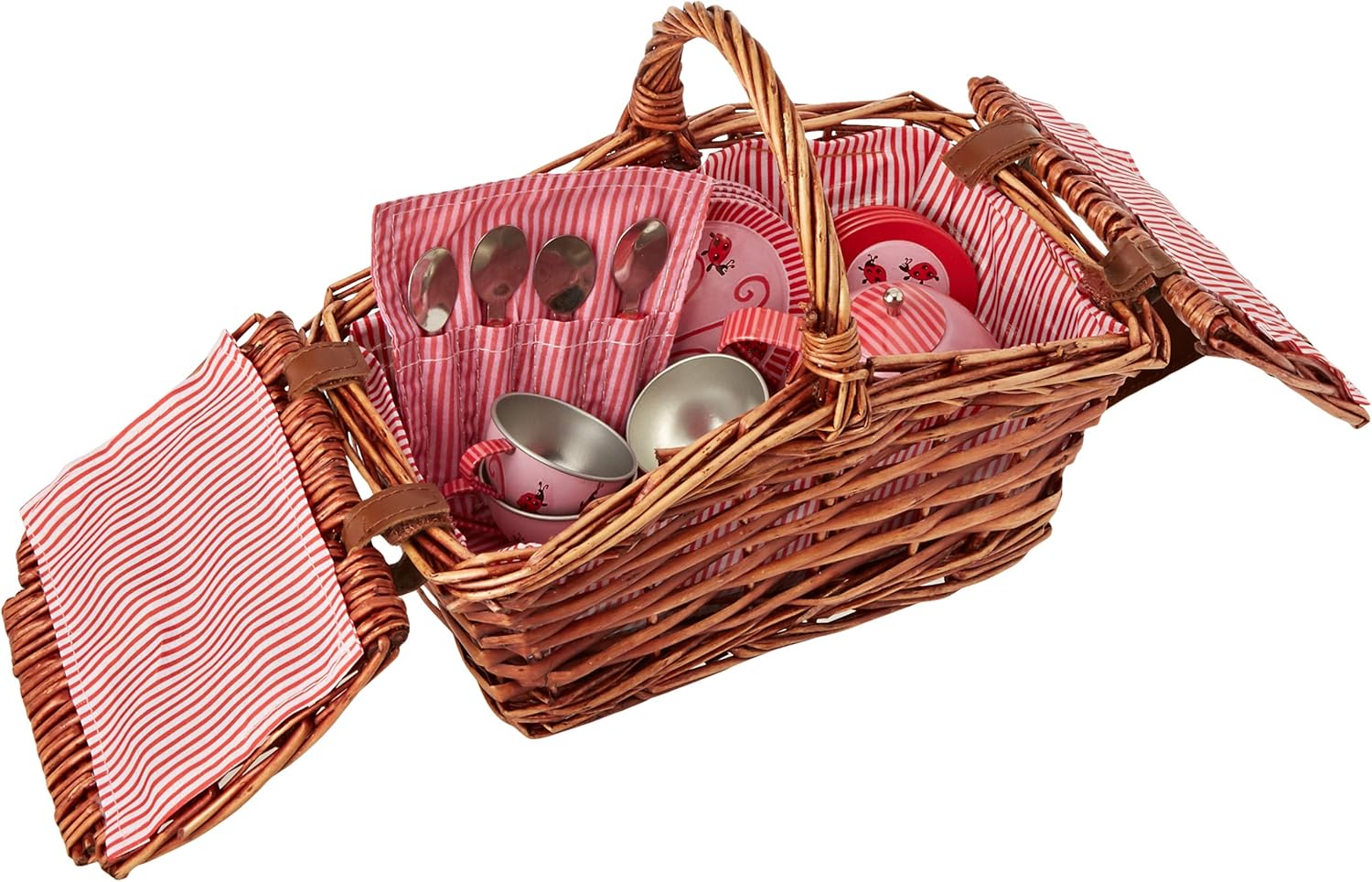 Egmont Toys - Tin Tea Set Ladybug In A Basket - (540019)