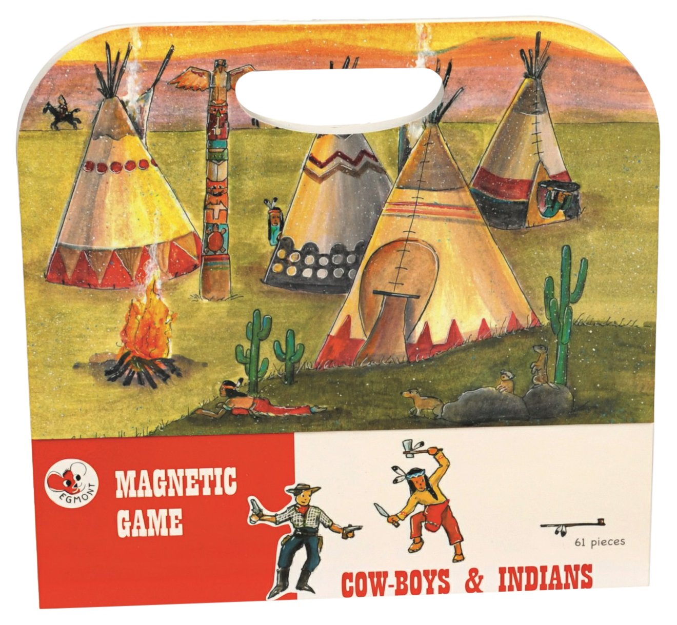 Heico Egmont Toys Magnetisch spel Cowboy & India, 630663