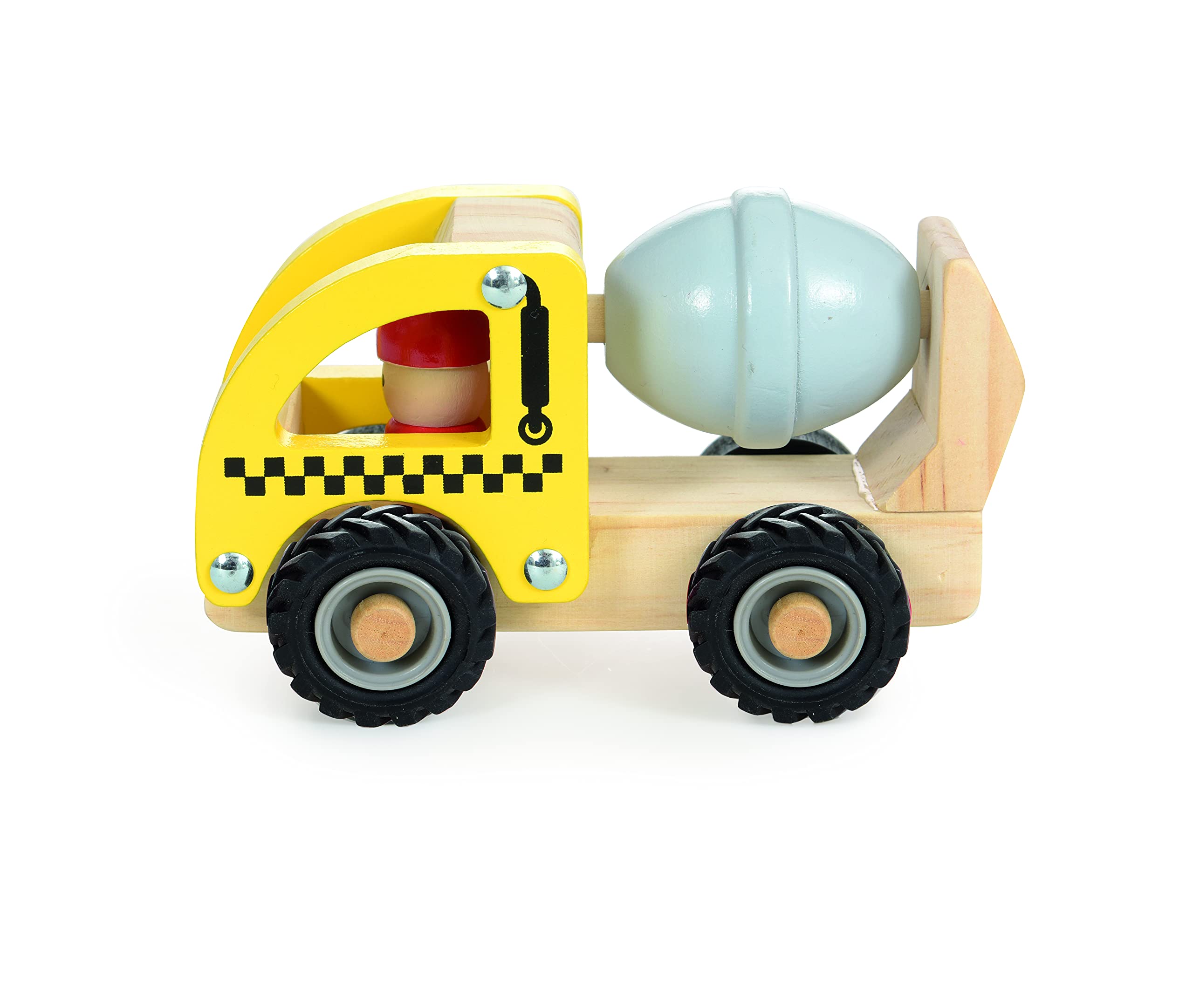 Egmont Toys 511085 E511085-Hormigonera Wood Vehicle, Lemon Tree