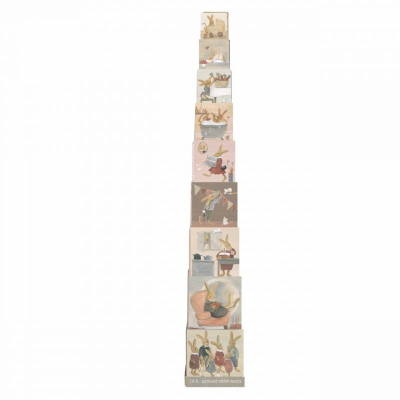 Egmont Toys - Piramide 123 Konijnfamilie – karton – 570037