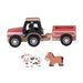 Egmont Toys Wooden Tractor and Trailer.