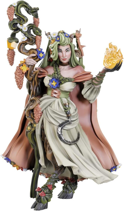 WizKids Critical Role Unpainted Miniatures: Fearne Calloway & Mister | Unpainted Miniatures | Wave 23 Plastic Fearne Calloway & Mister