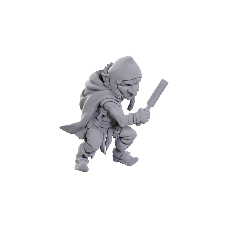 WizKids Critical Role Unpainted Miniatures: Chetney Pock O'Pea & Werewolf | Unpainted Miniatures | Wave 23 Plastic Chetney Pock O'Pea & Werewolf