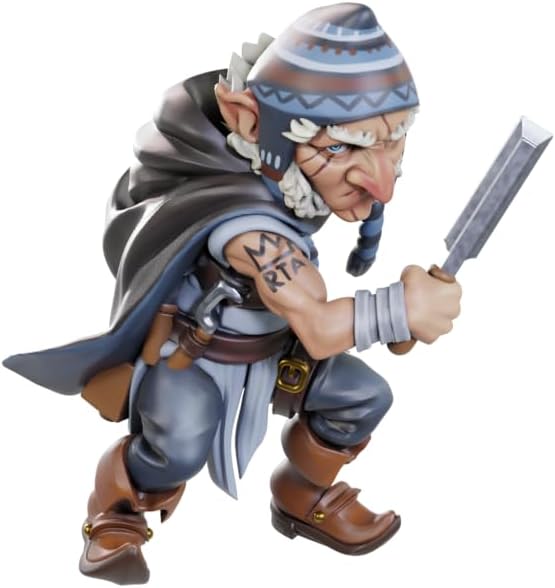 WizKids Critical Role Unpainted Miniatures: Chetney Pock O'Pea & Werewolf | Unpainted Miniatures | Wave 23 Plastic Chetney Pock O'Pea & Werewolf