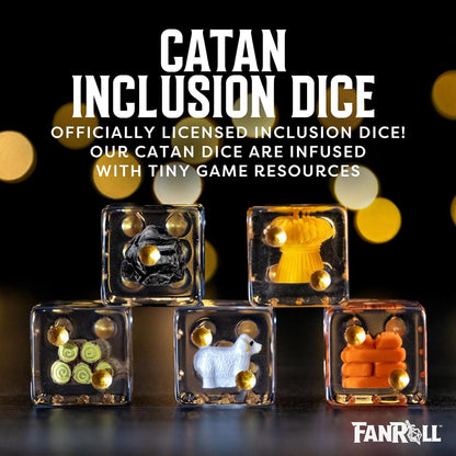 FanRoll kompatibel mit Catan Inclusion Würfeln, 5 Stück