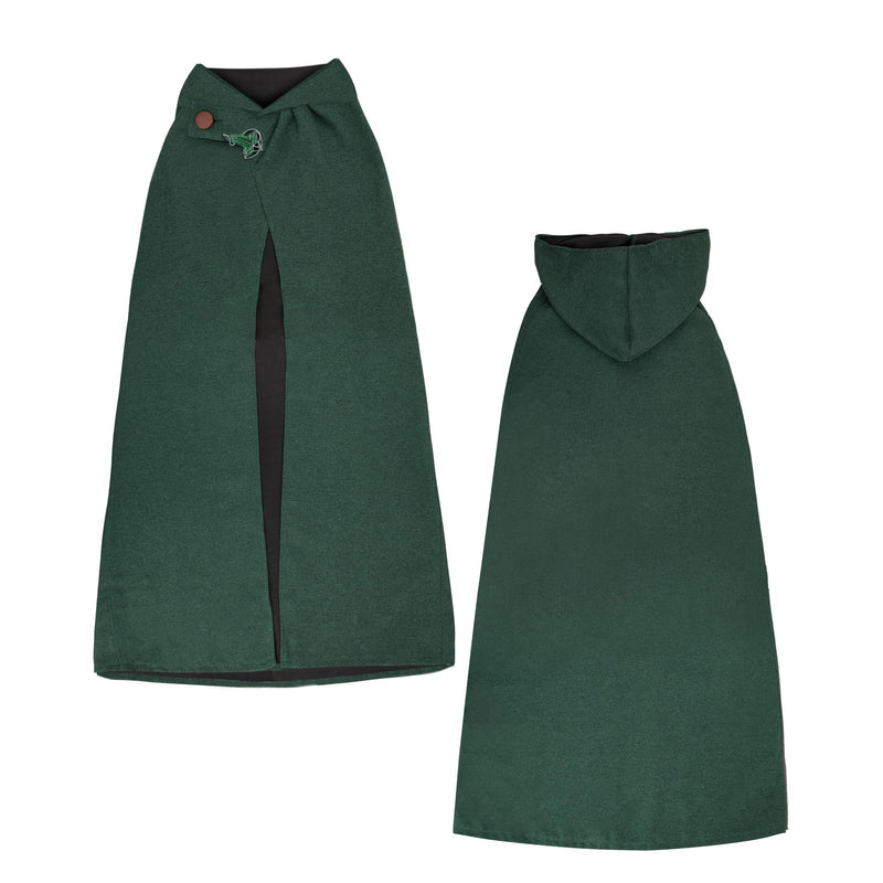 Cinereplicas Lord of the Rings - Hobbit Cloak and Lorien Leaf Brooch included - Size S/M - Official License