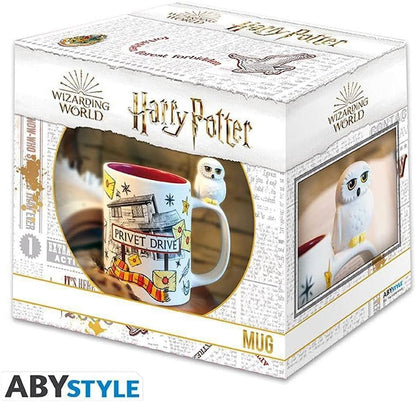 ABYSTYLE Harry Potter Hedwig & Privet Drive 3D Mug