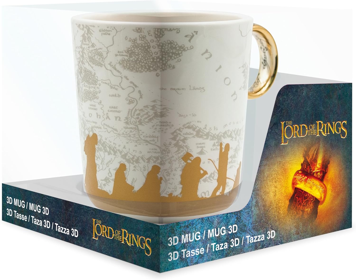 Tazza 3D Il Signore Degli Anelli Fellowship Of The Ring