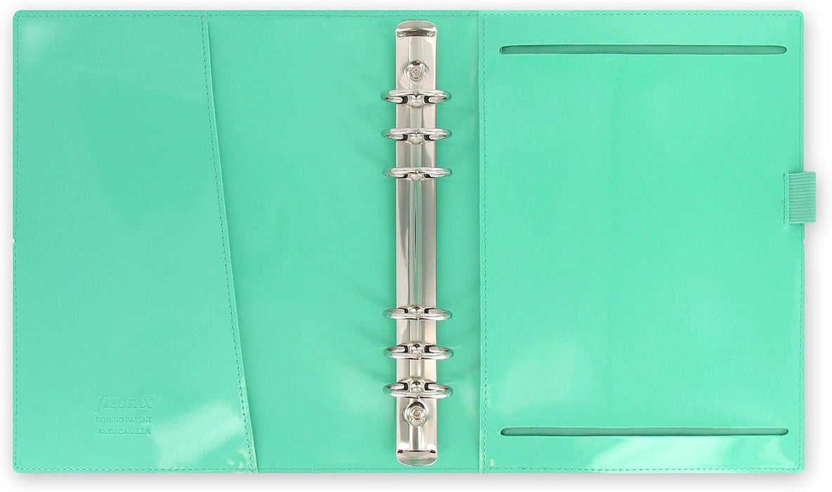 Filofax A5 Domino Patent Organiser - Turquoise