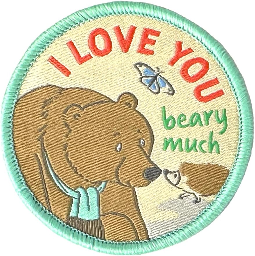Pawprint Family | Love You Patch Set | Michael Rosen and Helen Oxenbury's We're Going on a Bear Hunt Official Merchandise